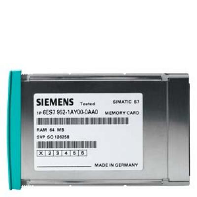 6ES7 952-1AK00-0AA0. Simatic S7. Ram Memory Card For S7400 6ES7 322-1BL00-0AA0